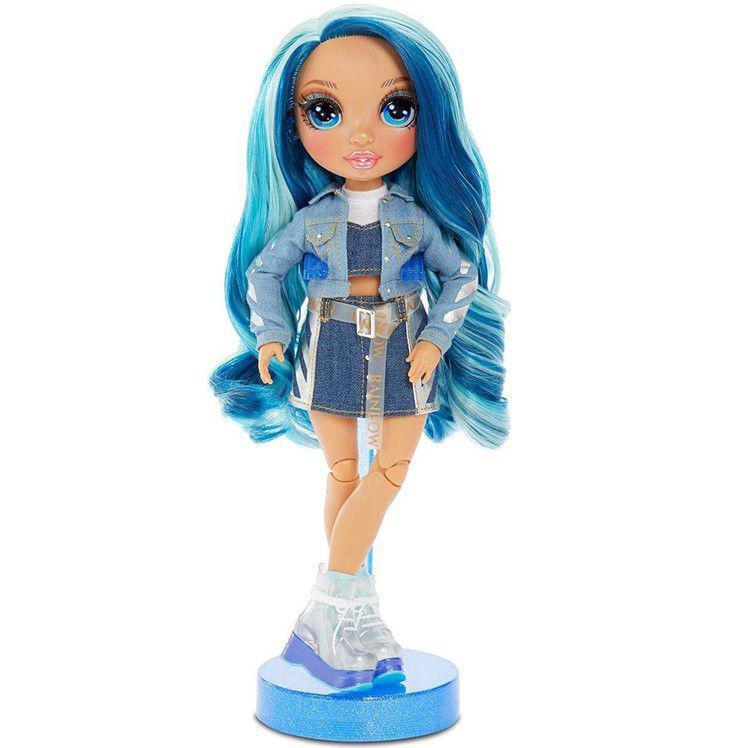 Boneca-Rainbow-Hign-Fashion-Azul---Yes-Toys