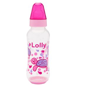 Mamadeira Silicone Bico Ortodôntico Oceano Rosa 250ml - Lolly Baby