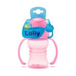Copo-Clean-Com-Alca-Bico-Silicone-Rosa-150ml---Lolly-Baby