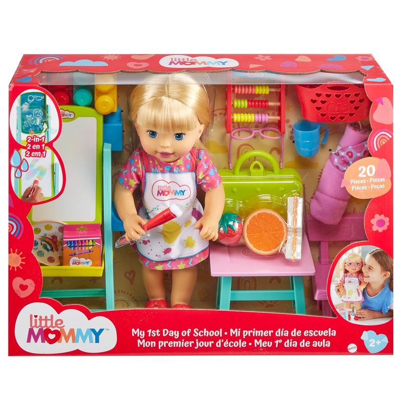 Boneca-Little-Mommy-Meu-Primeiro-Dia-de-Aula-Loira---Mattel
