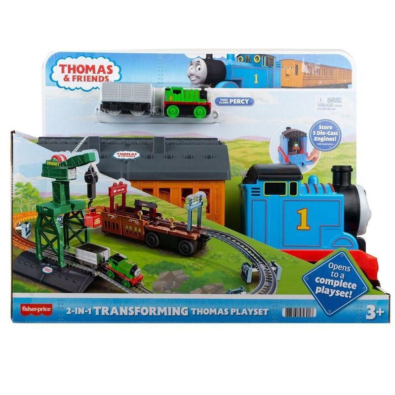 Thomas---Friends-Trackmaster-Playset-Anne-e-Clarabel---Mattel
