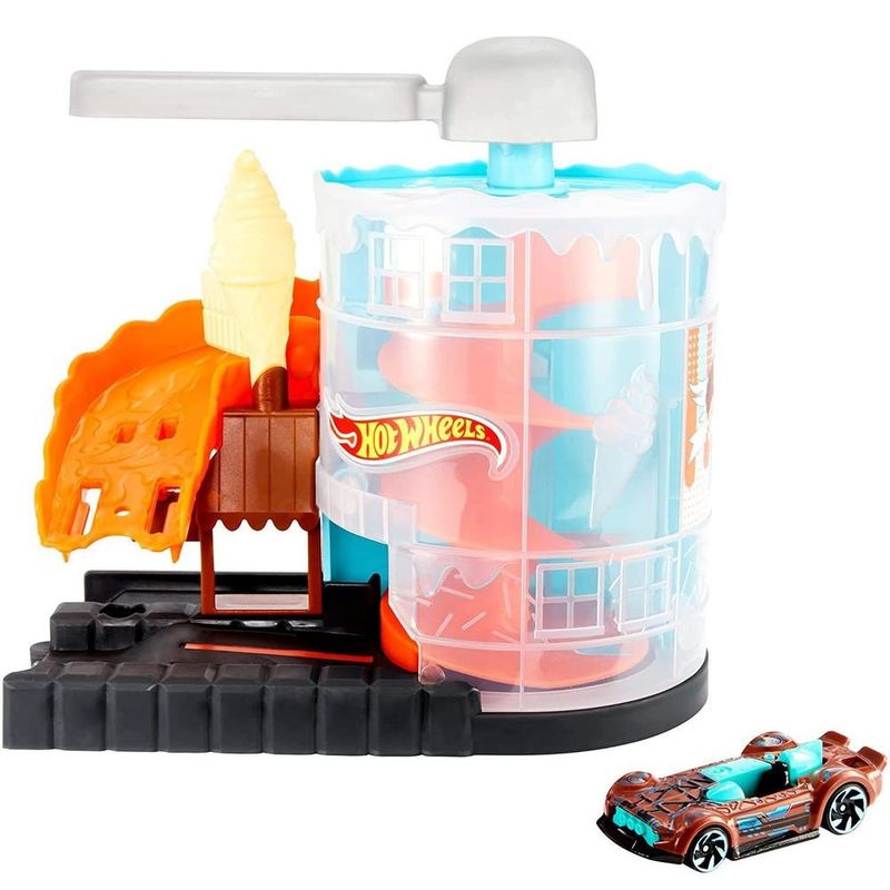 Hot-Wheels-City-Pista-Sorveteria---MattelHot-Wheels-City-Pista-Sorveteria---Mattel