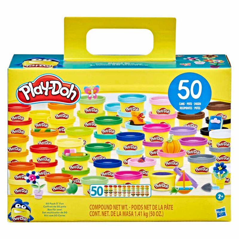 Play-Doh-Kit-com-50-Potes-de-Massinha---Hasbro