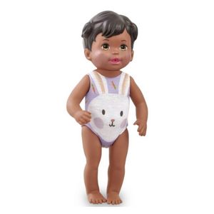 Boneca Little Mommy Cuidados Negra - Pupee