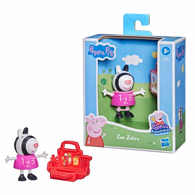 Peppa-Pig-Adventures-Amigos-Divertidos-Zoe-Zebra---Hasbro