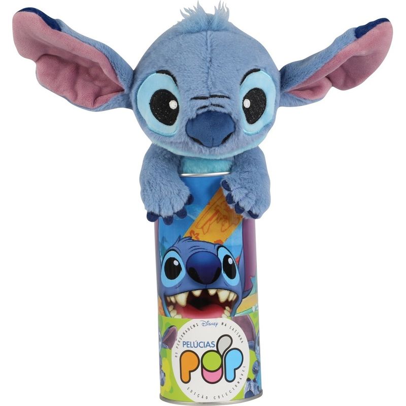 Disney Pelúcia Pop Na Latinha Stitch Big Feet-Fun Divirta-se - Barão  Distribuidor