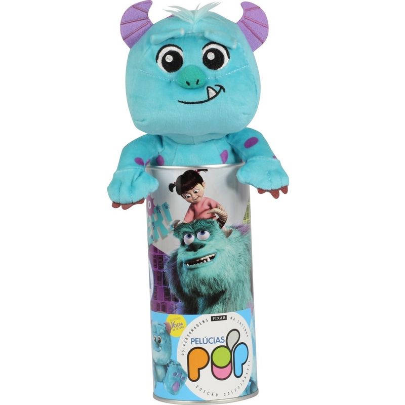 Disney-Pelucia-Pop-Na-Latinha-Sulley-Big-Feet-Fun-Divirta-se