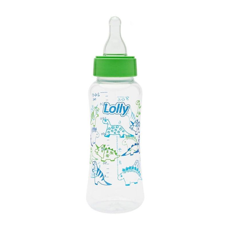 Mamadeira-Bico-Silicone-Redondo-Azul-250ml---Lolly-Baby