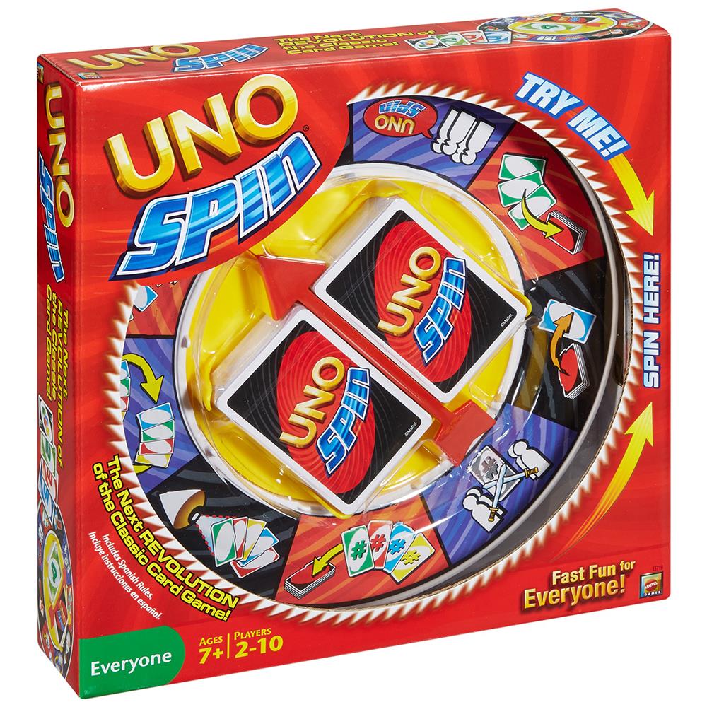 Jogo Uno Spin - Mattel  Toymania - Loja ToyMania