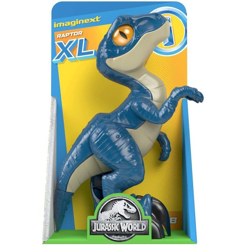 Jurassic-World-Imaginext-Figura-de-Acao-Raptor-XL---Mattel