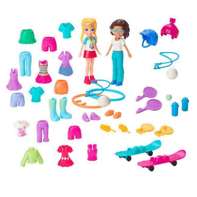 Polly-Pocket-Kit-Moda-Esportiva-Polly-e-Shani---Mattel