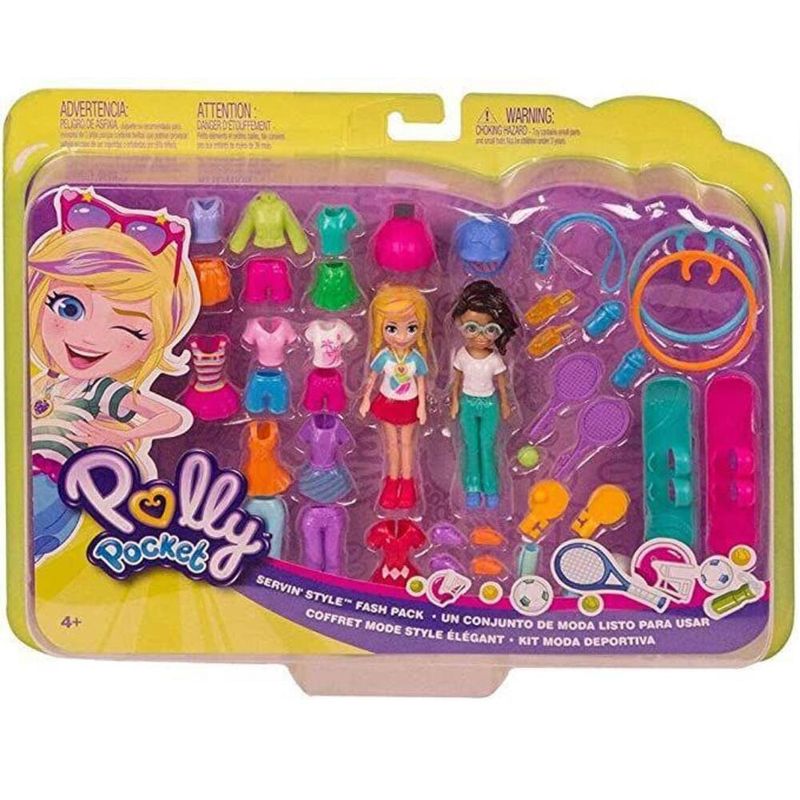 Polly-Pocket-Kit-Moda-Esportiva-Polly-e-Shani---Mattel