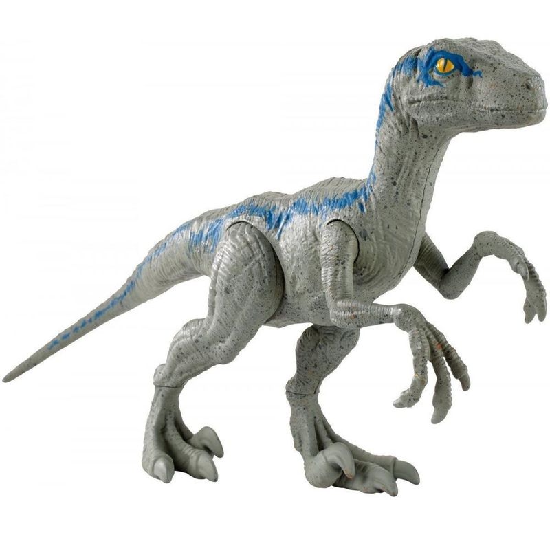 Jurassic-World-Figura-Basica-Velociraptor-Blue---Mattel