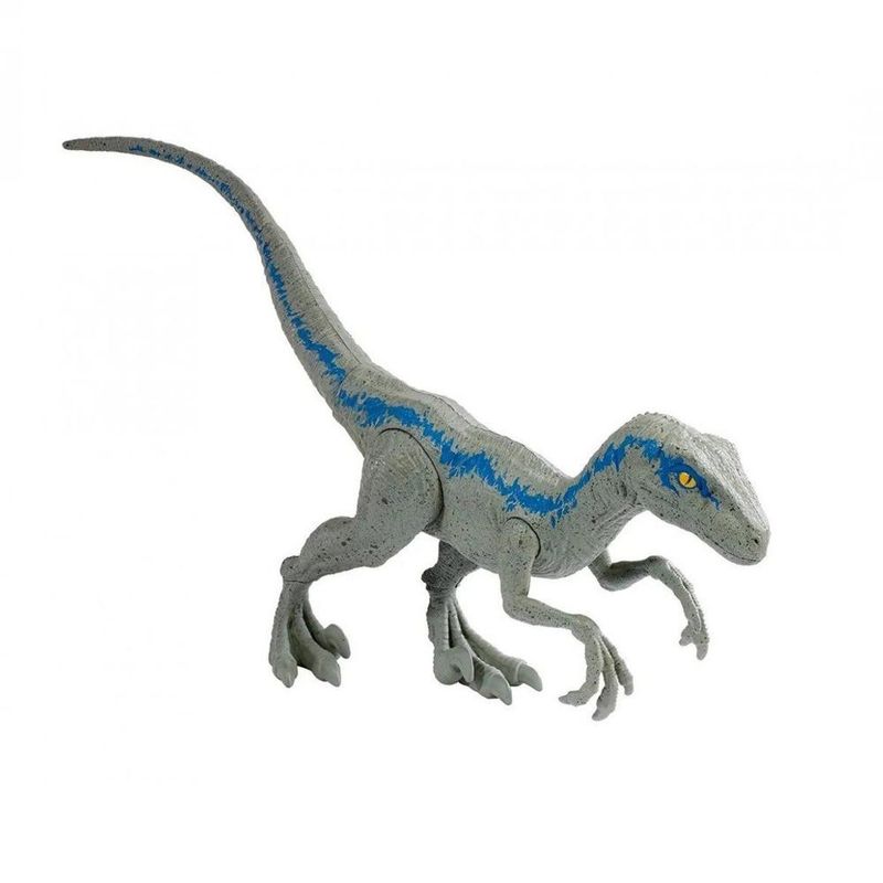 Jurassic-World-Figura-Basica-Velociraptor-Blue---Mattel