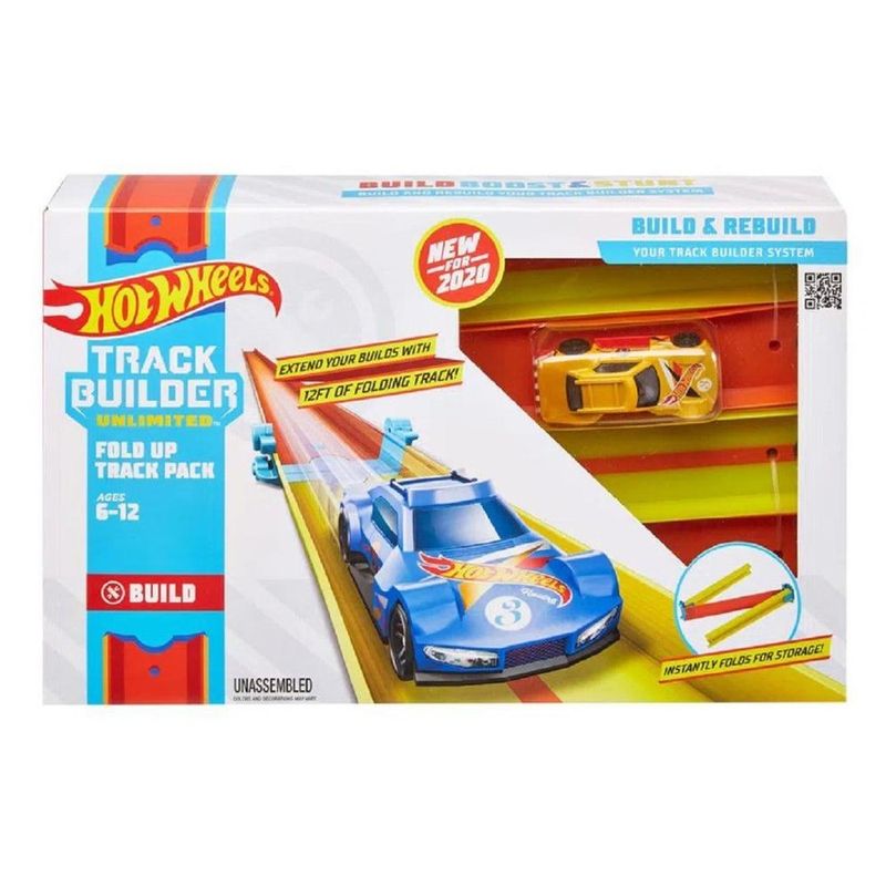 Hot-Wheels-Track-Builder-Pista-Reta-com-Conectores---Mattel