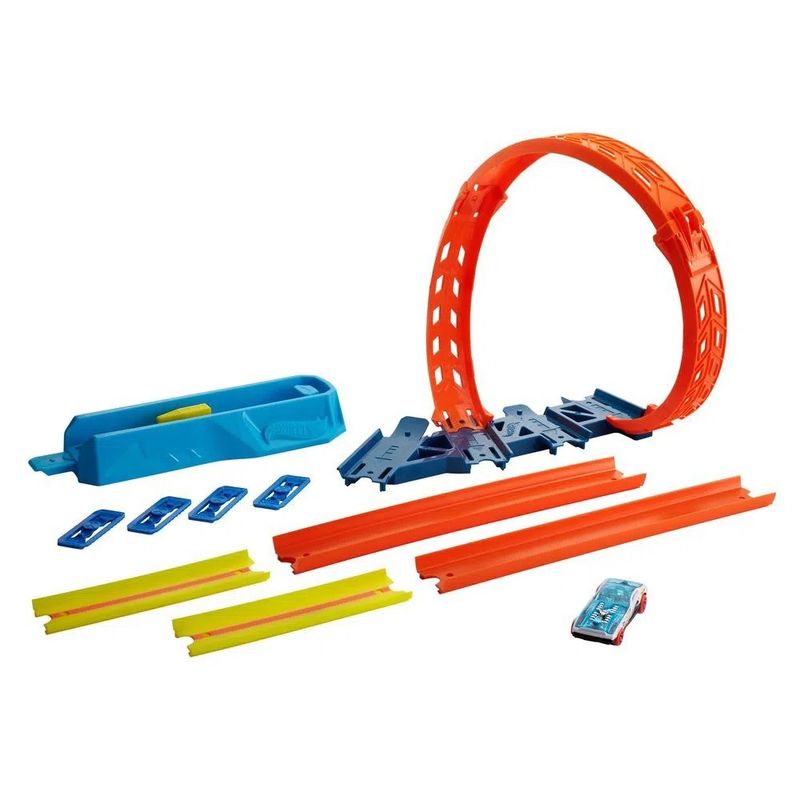 Hot-Wheels-Track-Builder-Lancador-Looping-Ajustavel---Mattel