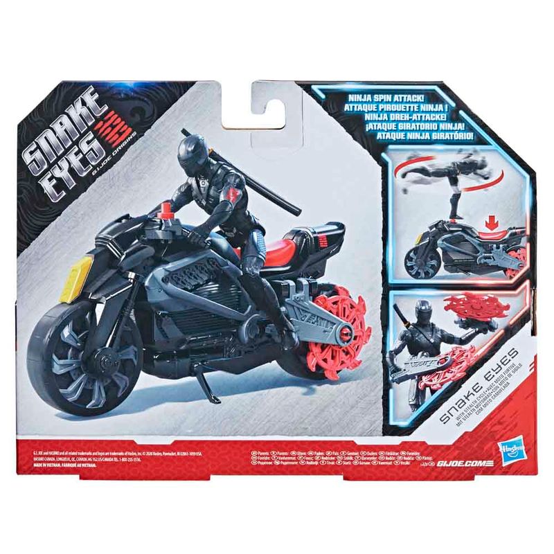 G.I.-Joe-Origins-Figura-e-Veiculo-Snake-Eyes---Hasbro