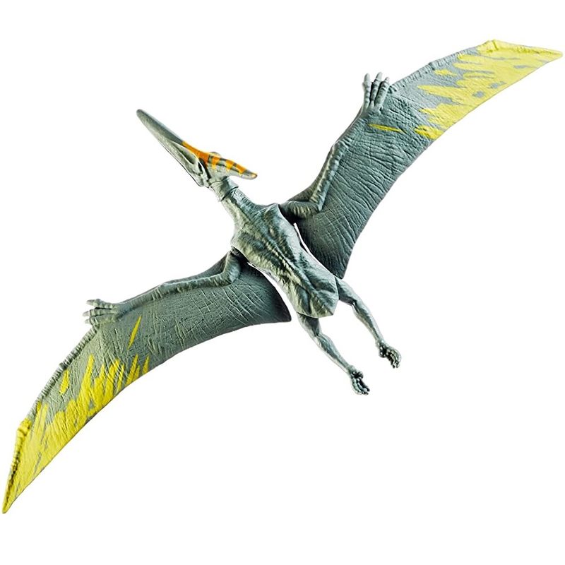 Figura de Ação - Jurassic World - Pteranodon - Cinza - 30 cm - Mattel