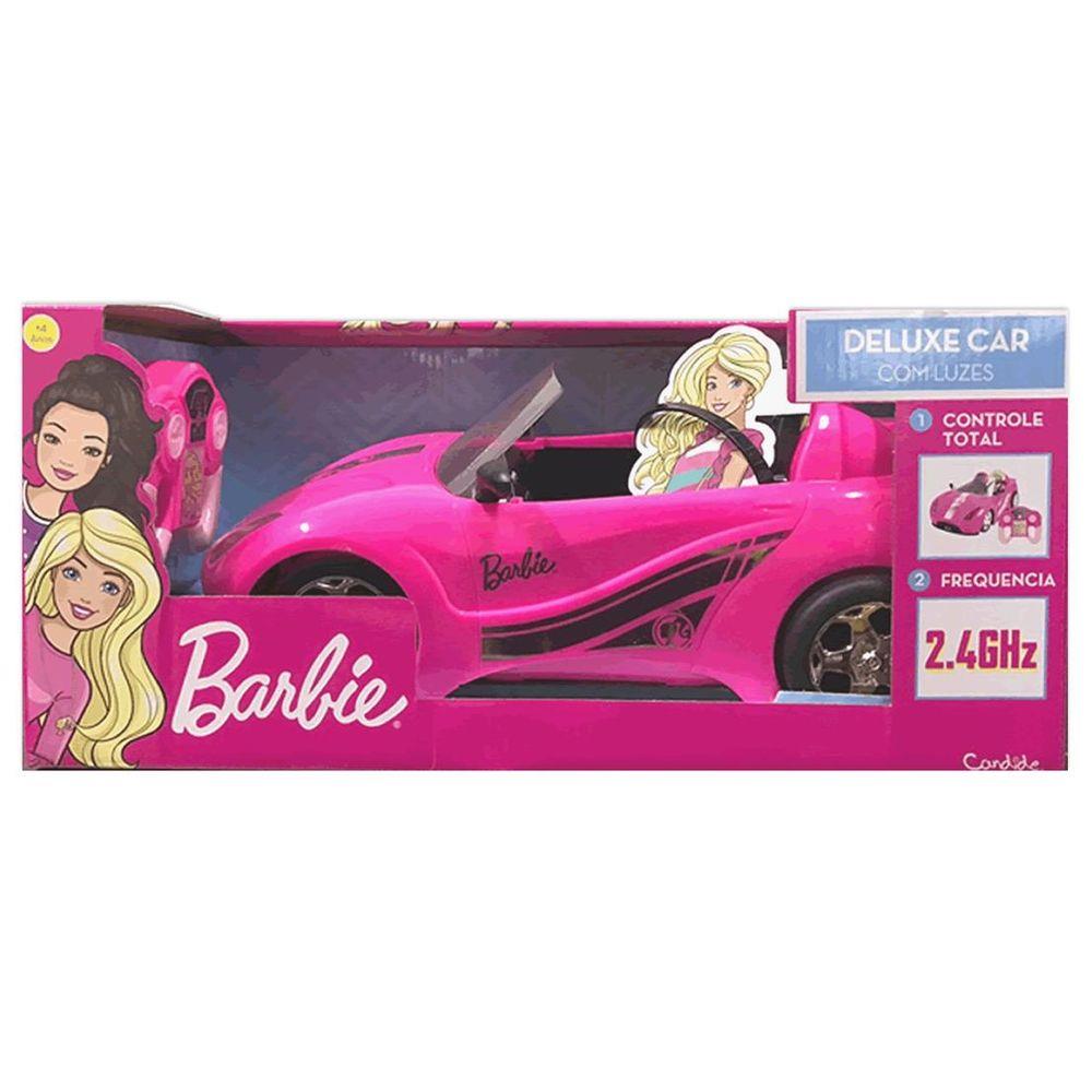 Carrinho de Controle Remoto Barbie 7 Funções - Candide