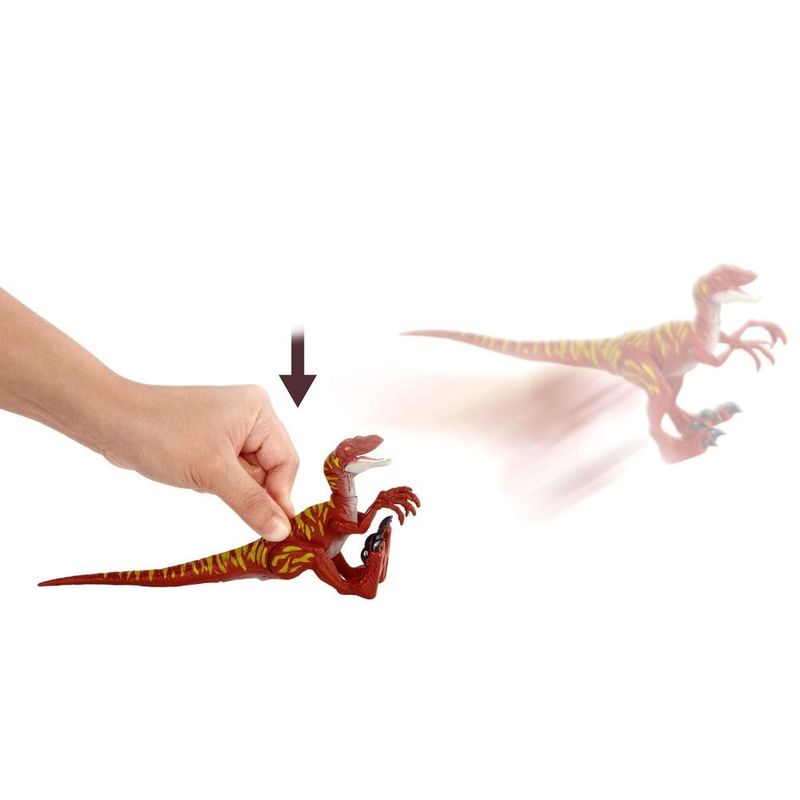 Jurassic-World-Ataque-Selvagem-Velociraptor-Vermelho---Mattel