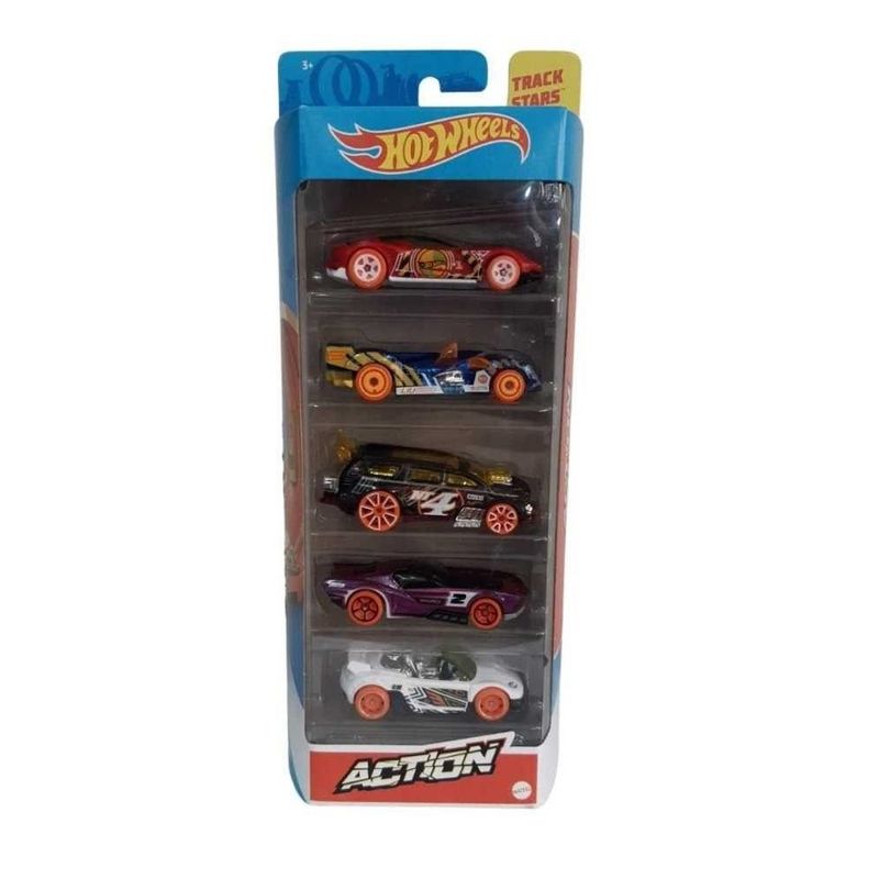 Hot-Wheels-Pack-5-Carros-Action---Mattel