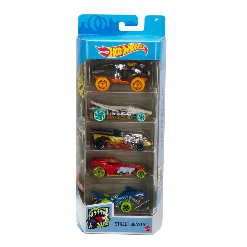 Hot-Wheels-Pack-5-Carros-Street-Beasts---Mattel