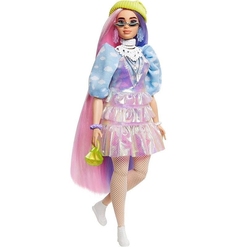 Barbie-Fashionista-Extra-Cabelo-de-2-Cores-com-Pet---Mattel