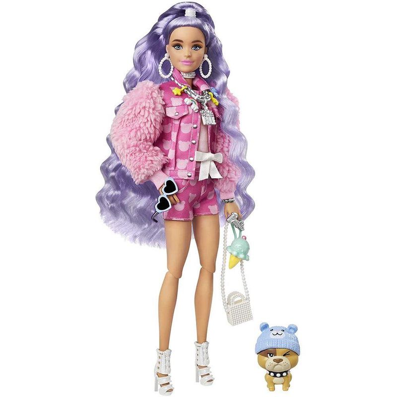 Barbie-Extra-Cabelo-Lilas-com-Pet---Mattel