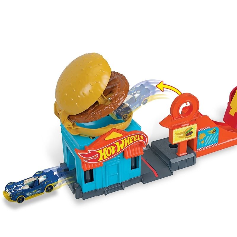 Conjunto-Pista-Hot-Wheels-Loja-de-Hamburguer---Mattel