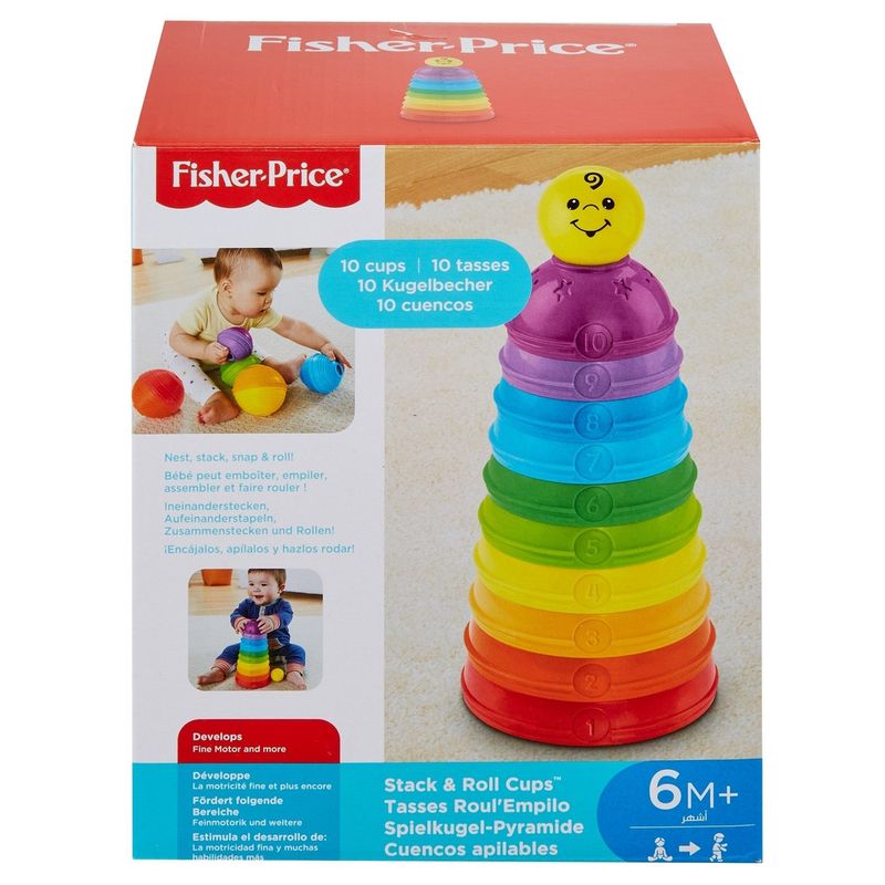 Potinhos-Empilhar-Fisher-Price-Brilliant-Basics---Mattel