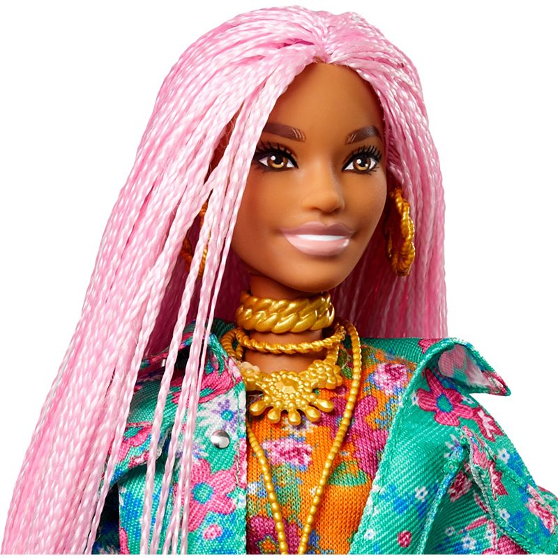 Barbie-Extra-Doll-Trancas-Rosas-DJ-Mouse-Pet---Mattel