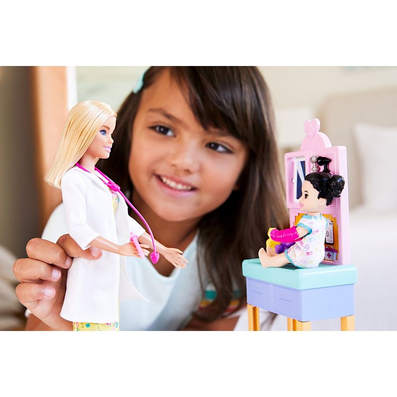Barbie-Playset-Pediatra-Loira---Mattel