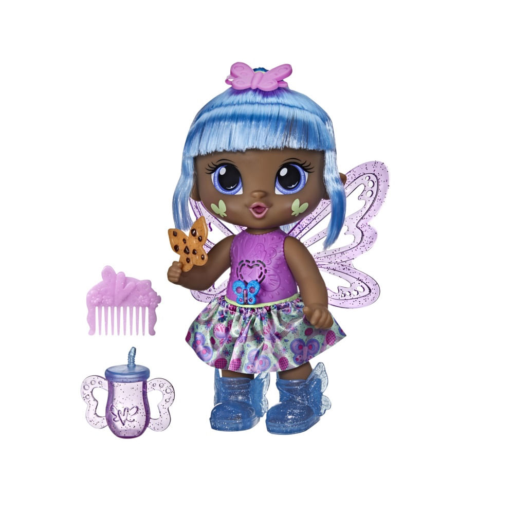 Boneca Baby Alive Glo Pixies Gigi Glimmer Emite Som Hasbro Toymania