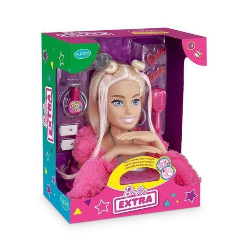 Barbie Styling Head Core 12 Frases Para Pentear E Maquiar - Pupee