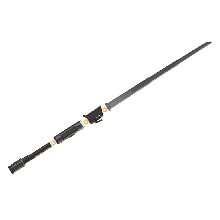 Star-Wars-Lightsaber-Forge-Darksaber-Cinza---Hasbro