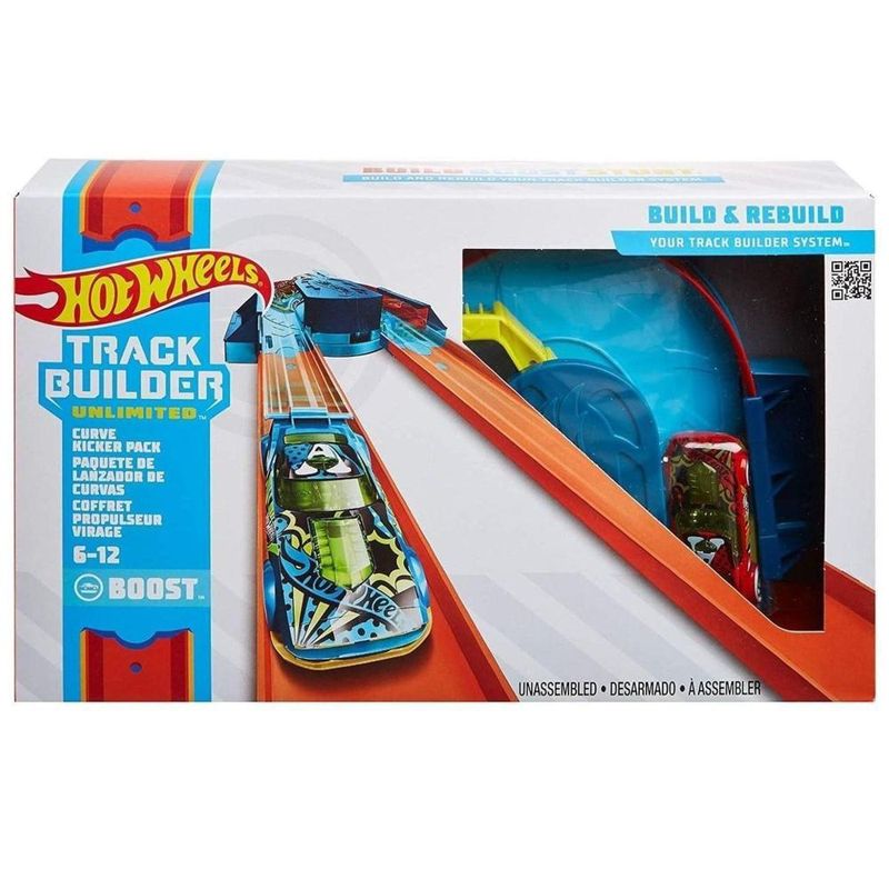 Hot Wheels Track Builder Pista Curva Extrema Mattel