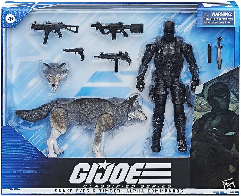 G.I.-Joe-Classified-Series-Snake-Eyes-e-Timber---Hasbro