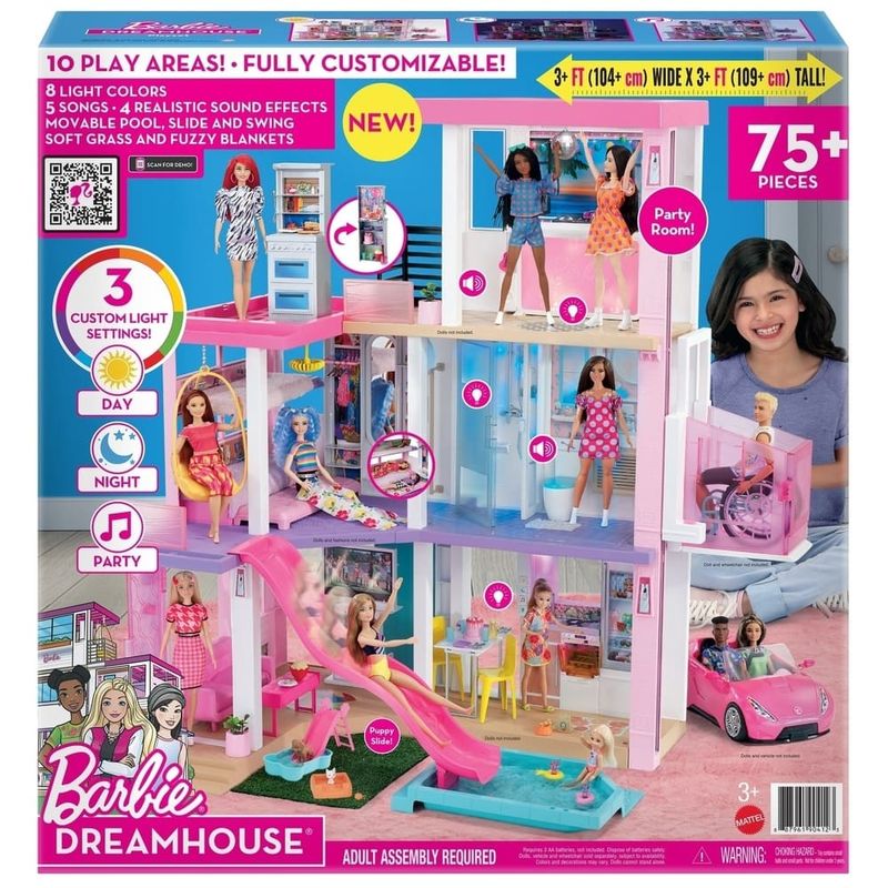 Barbie dream house and hot sale car