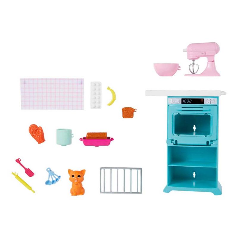 Boneca-Playset-Cozinha-Com-Pets---Mattel