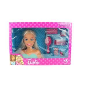 Busto da Barbie Hair Styling com Acessórios - Pupee