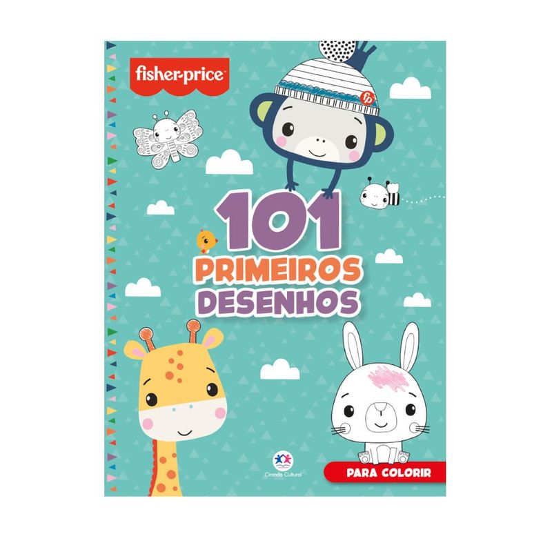 livro-fisher-price-infantil-101-primeiros-desenhos