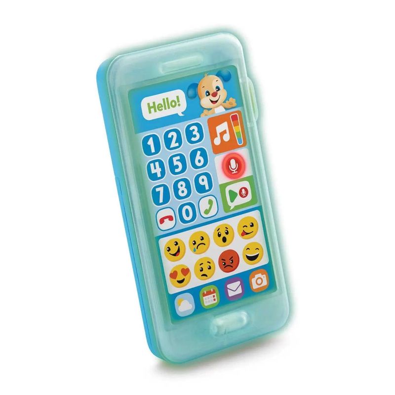 Fisher-Price-Telefone-Emojis-Azul---Mattel