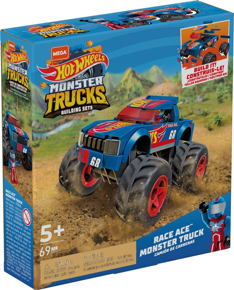 Hot Wheels Monster Trucks Race Ace - Mattel