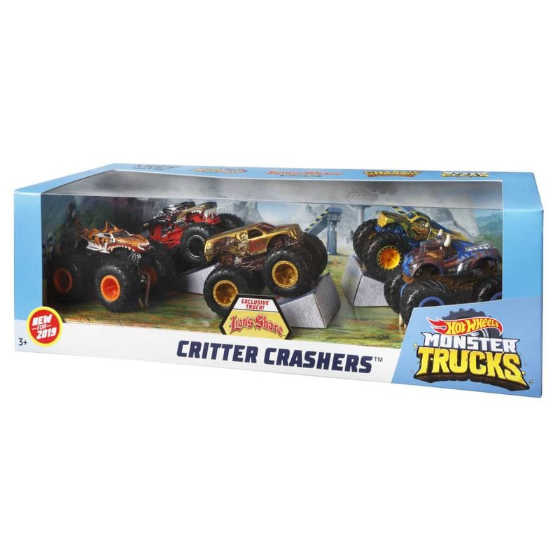 Carrinho Hot Wheels Monster Trucks Mattel Sortido 2 Unidades em