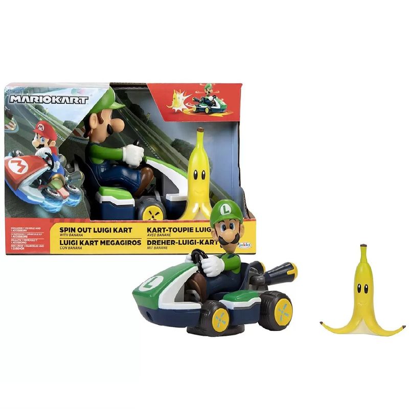 Super Mario Kart Spin Out Luigi Kart Candide 