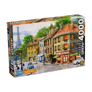Puzzle Ruas de Paris 4000 Peças - Grow