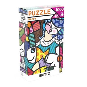 Puzzle Happy Romero Britto 1000 Peças - Grow