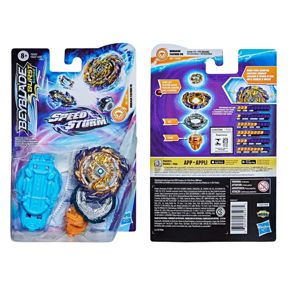 Jogo - Pião Beyblade - Burst Surge - Speedstorm Iniciante