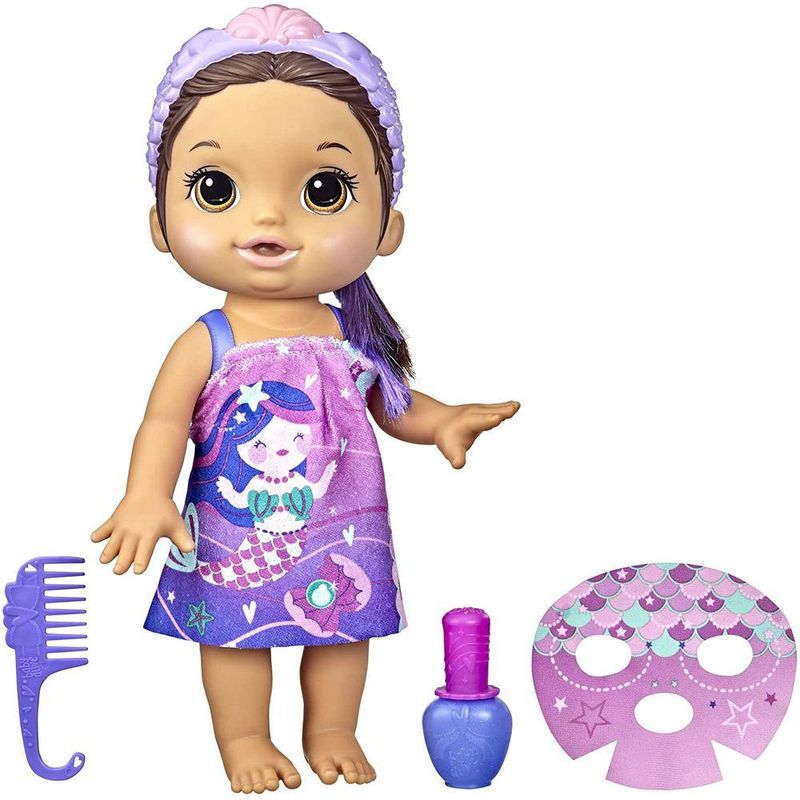 Baby-Alive-Glam-Spa-Sereia-Morena---Hasbro