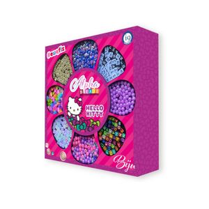 #EUQFIZ Alphabeads Braceletes Hello Kitty - I9 Brinquedos